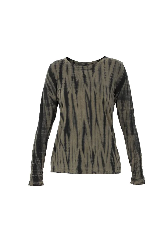 Tula Tie & Dye Tee Dark Olive/Black