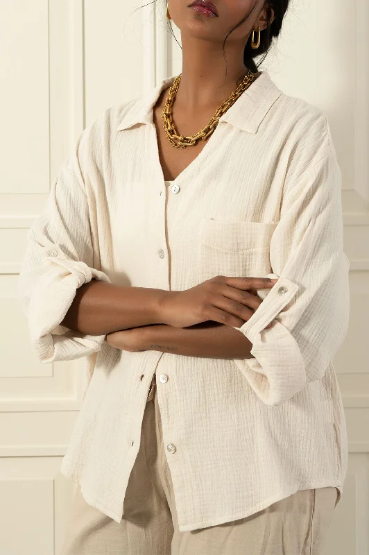 BASIC MUSLIN BUTTON DOWN